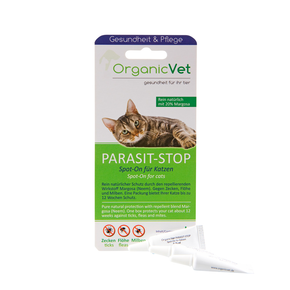 Organicvet Parasit Stop Spot On Für Katzen